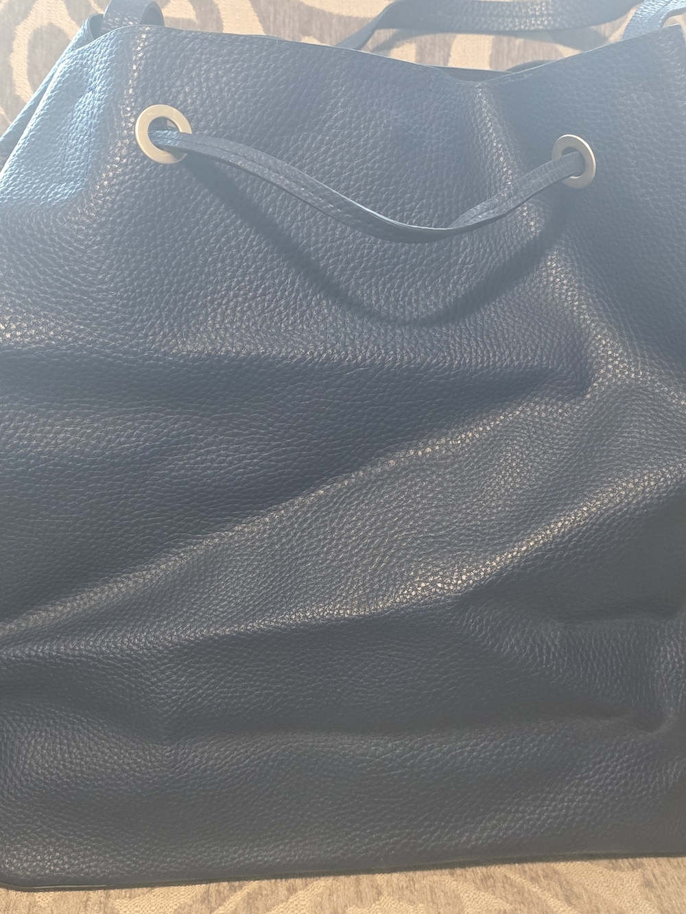 Target Navy Drawstring Tote Bag - Picture 2 of 5